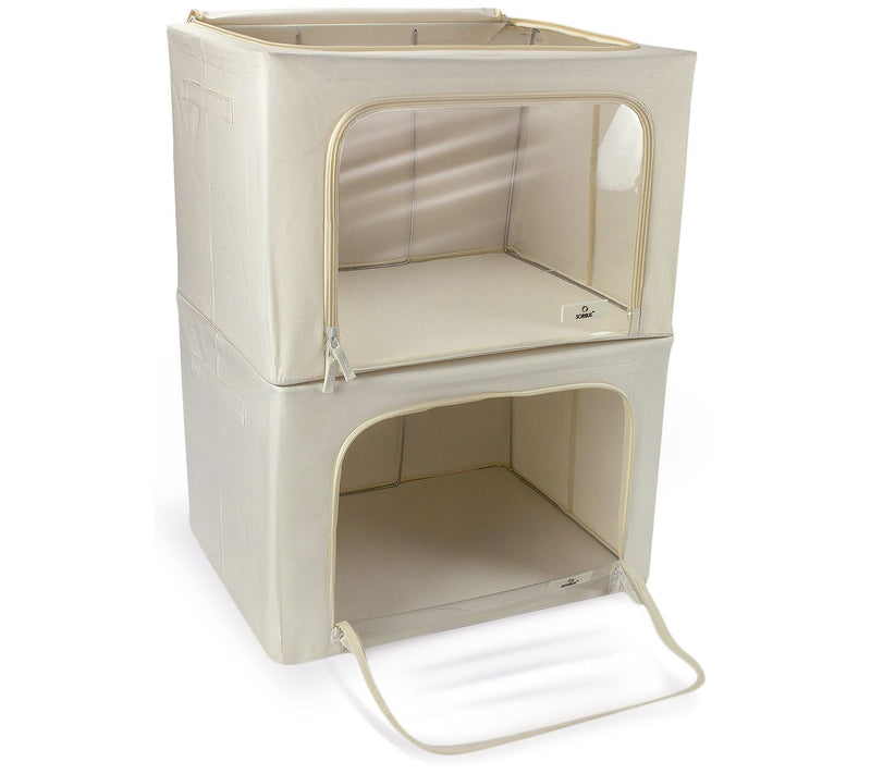 Sorbus Storage Bins with Windows, Set of Two — View 3