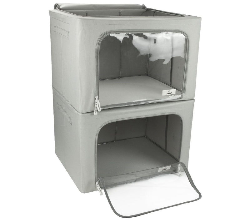 Sorbus Storage Bins with Windows, Set of Two — View 9
