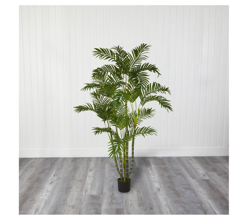 5' Areca Silk Tree by Nearly Natural — View 2