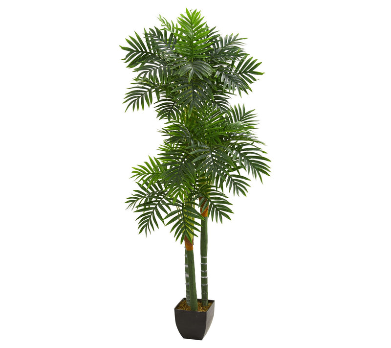 5.5' Triple Areca Palm Artificial Tree by Nearly Natural — Main view