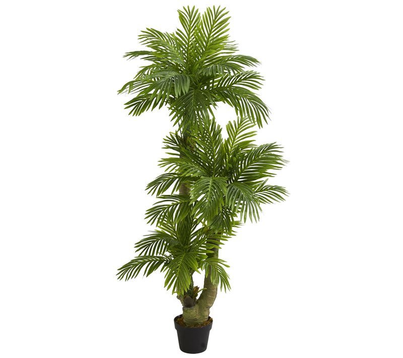 5' Triple Phoenix Palm Artificial Tree by Nearly Natural — Main view