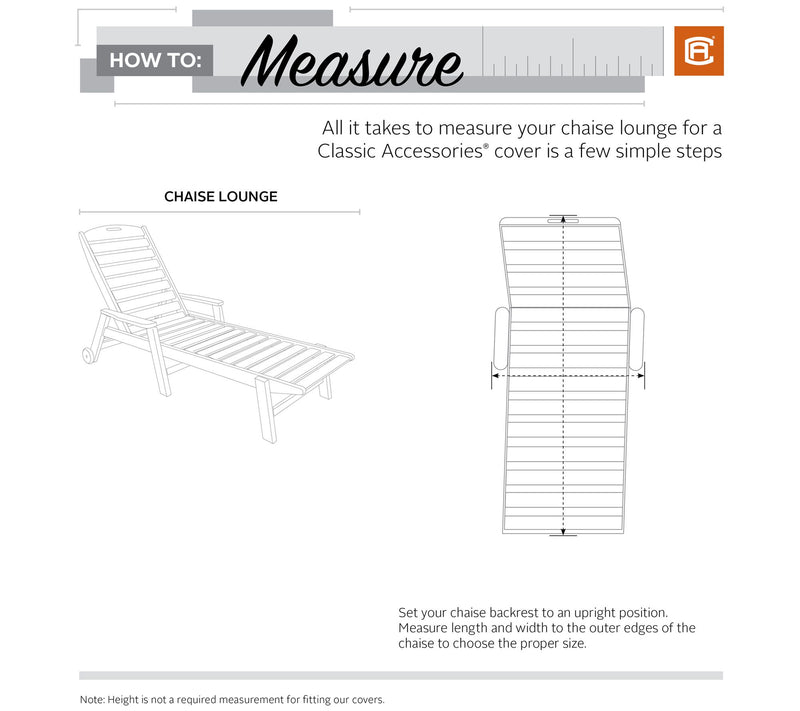 Veranda Patio Chaise Lounge Cover by Classic Accessories — View 5