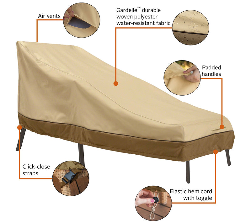 Veranda Patio Chaise Lounge Cover by Classic Accessories — View 2