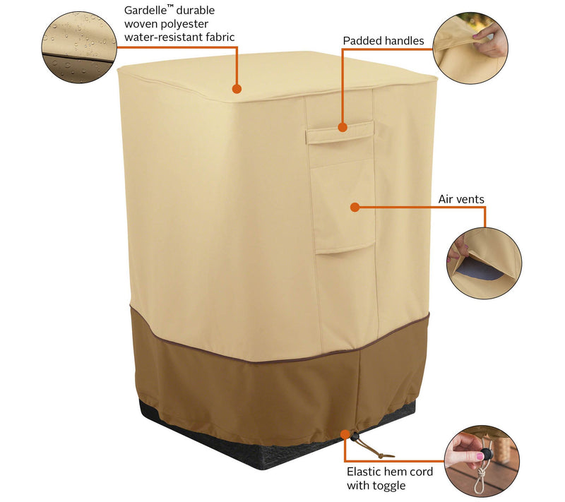 Veranda Outdoor Fire Column Cover by Classic Accessories — View 2