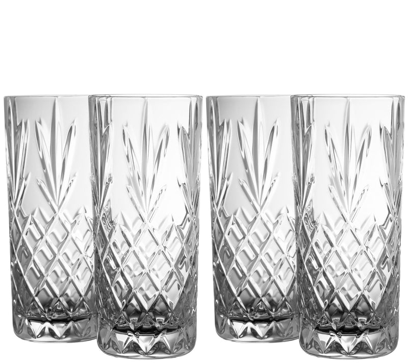 Galway Crystal Set of 4 Renmore Highball Glasses — Main view