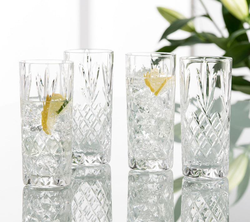 Galway Crystal Set of 4 Renmore Highball Glasses — View 2