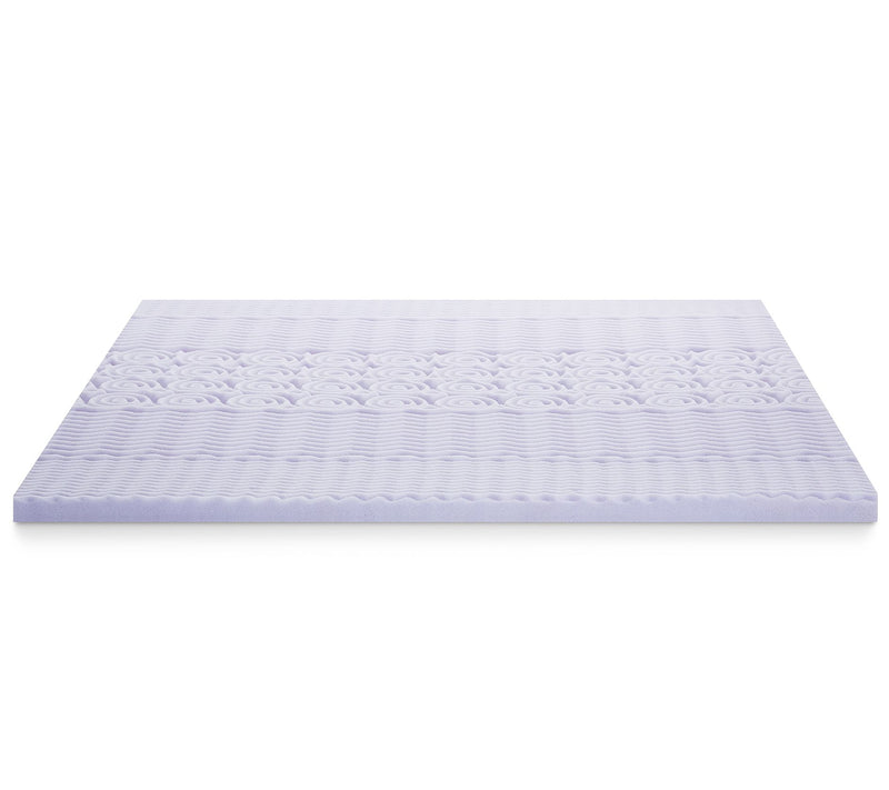 Lucid Comfort Collection 2" Zoned Lavender Topper - Twin — View 5