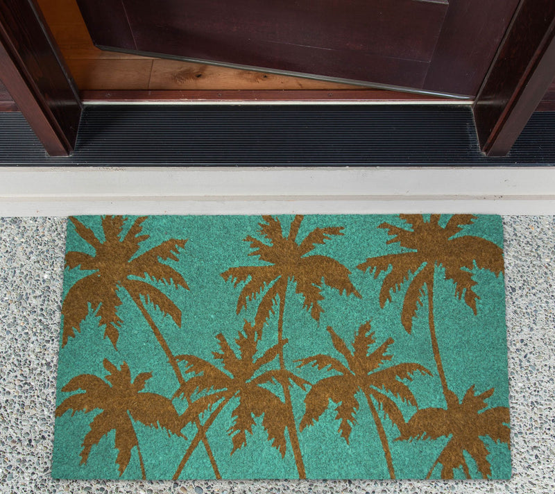 Palm Beach Natural Coir Doormat with  Nonslip Back — View 2