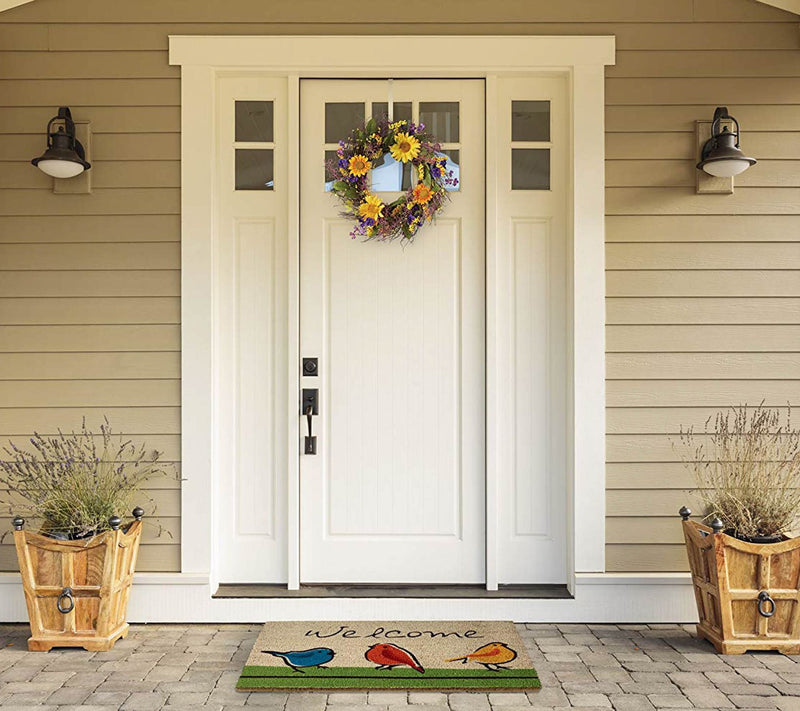 For The Birds Natural Coir Doormat with NonslipBack — View 4