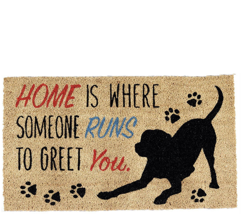 Dog Home Natural Coir Doormat with Nonslip Back — Main view