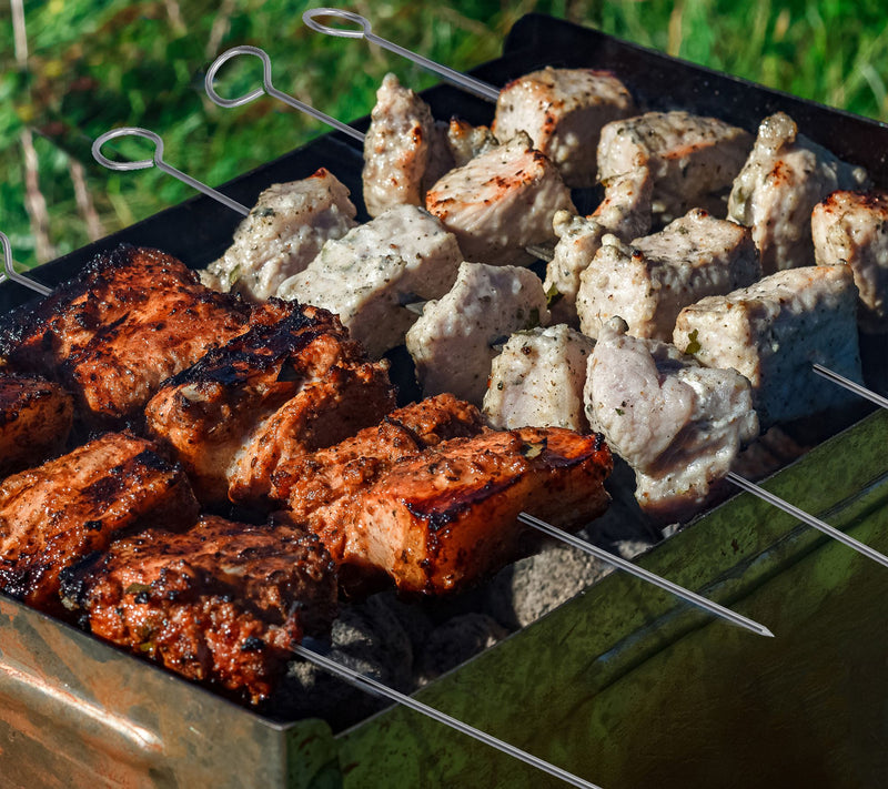 Home-Complete 8-Piece Barbecue Grill Stainlessteel Tool Set — View 6