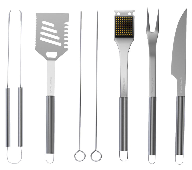 Home-Complete 8-Piece Barbecue Grill Stainlessteel Tool Set — View 2