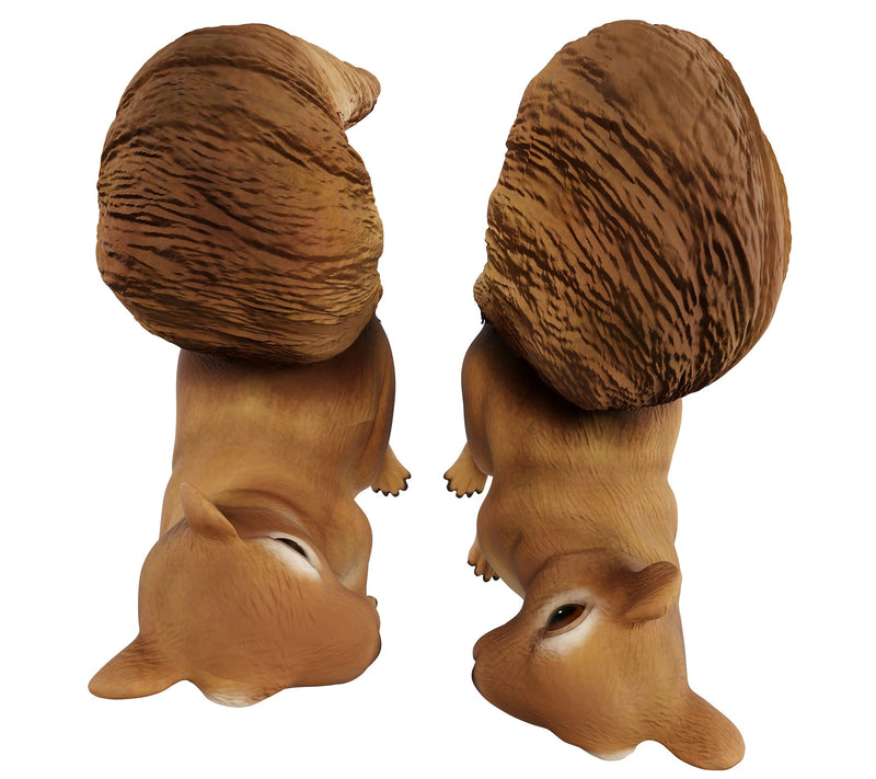 Pure Garden Set of 2 Squirrel Statues Garden Decor — View 6
