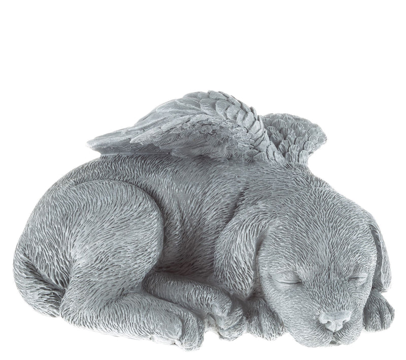 Pure Garden Sleeping Angel Dog Memorial Statue — Main view