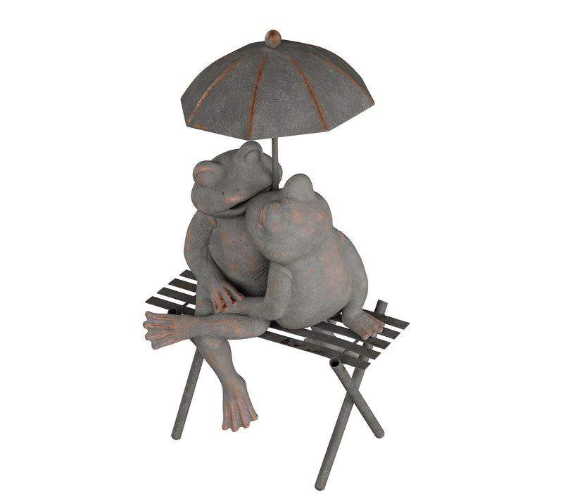 Pure Garden Frog Couple Statue Garden Decor — View 4