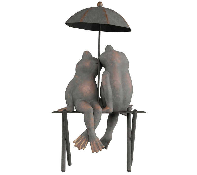 Pure Garden Frog Couple Statue Garden Decor — Main view