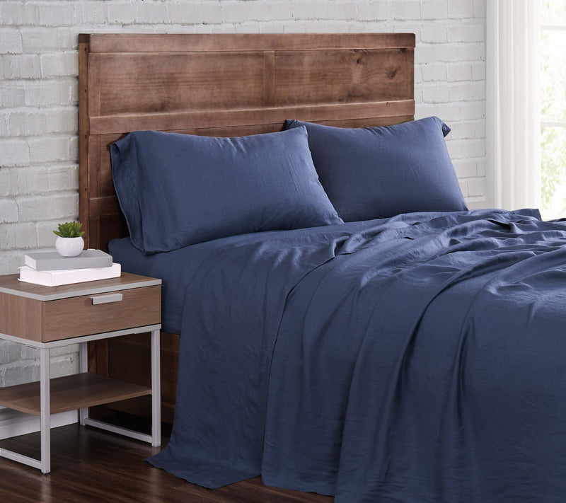 Brooklyn Loom Flax Linen California King SheetSet — View 13