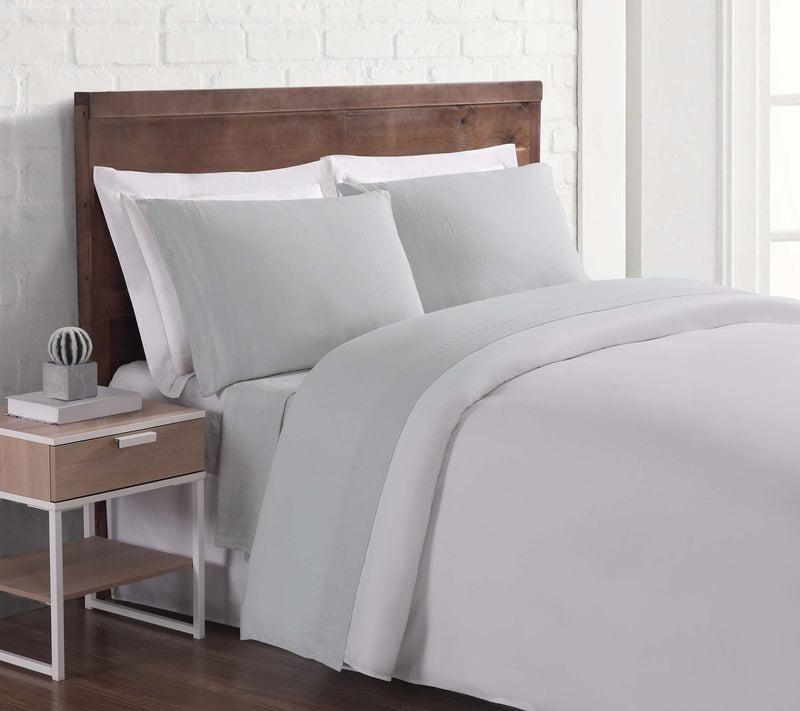 Brooklyn Loom Flax Linen King Sheet Set — View 17