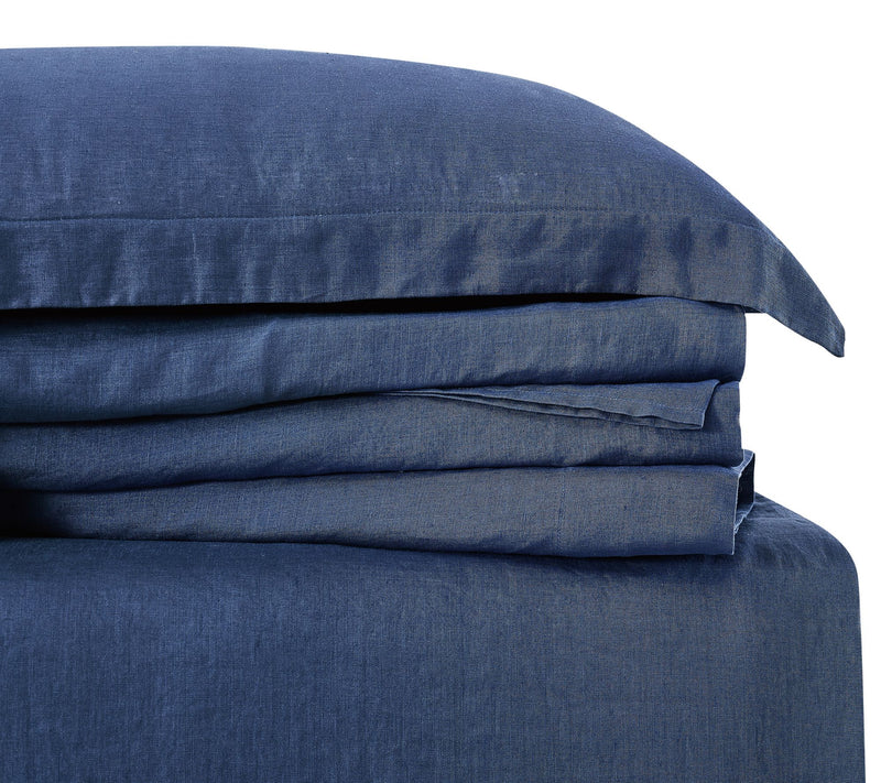 Brooklyn Loom Flax Linen Queen Sheet Set — View 22