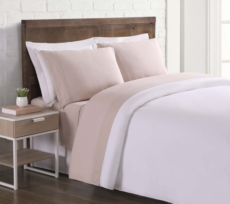 Brooklyn Loom Flax Linen Queen Sheet Set — View 3