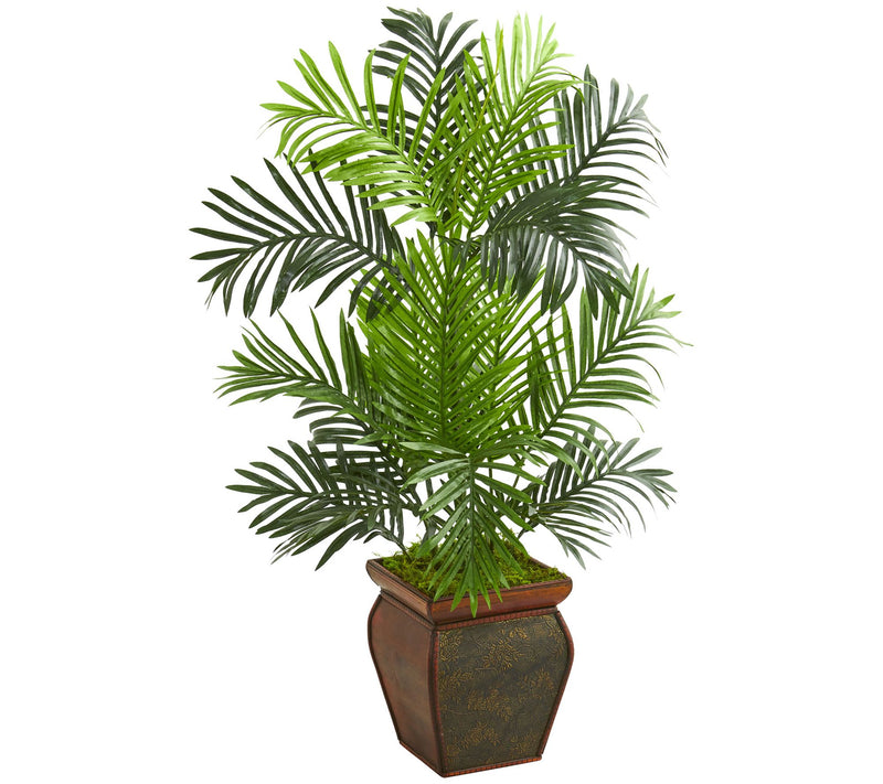3' Paradise Palm Tree in Planter by Nearly Natural — Main view