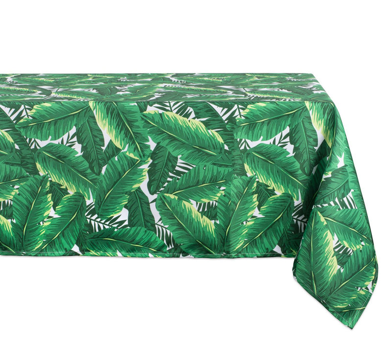 Design Imports Banana Leaf Outdoor Tablecloth 60" x 84" — Main view