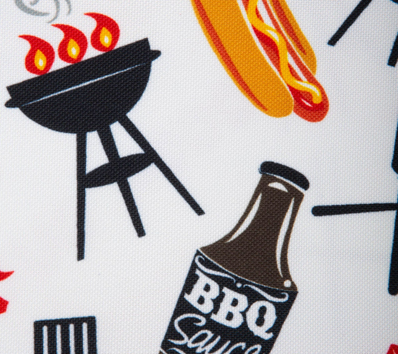 Design Imports BBQ Fun Print Outdoor Placemat Set of 6 — View 2