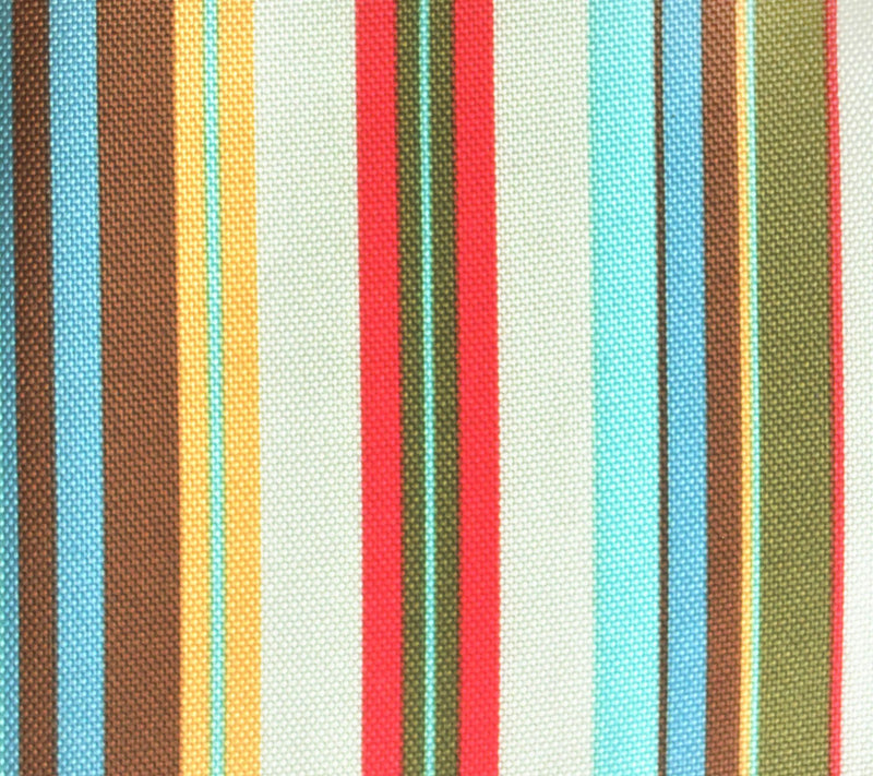 Design Imports Summer Stripe Tablecloth w/ Zipper 60" Round — View 4