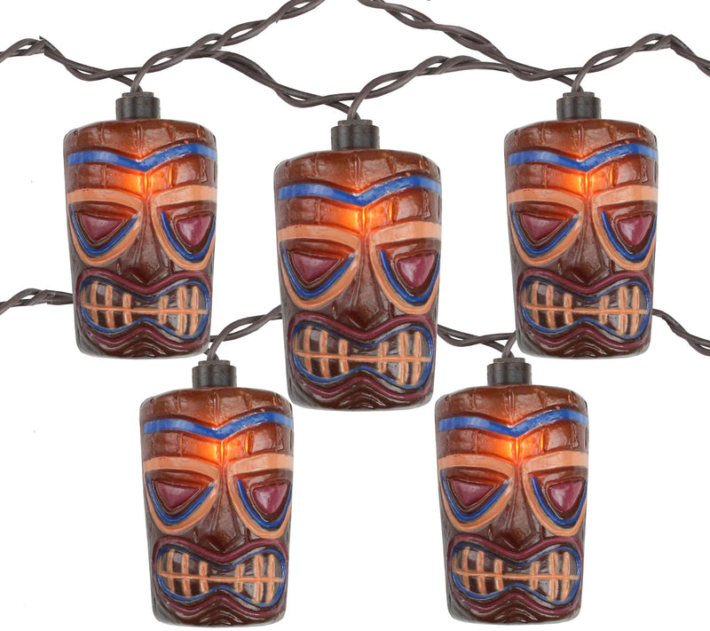 Northlight Brown Tiki Garden Patio Lights — Main view