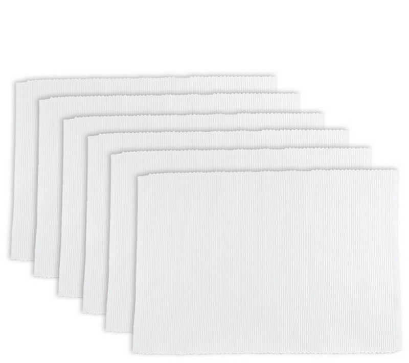 Design Imports Ribbed Placemat Set of 6 — View 3