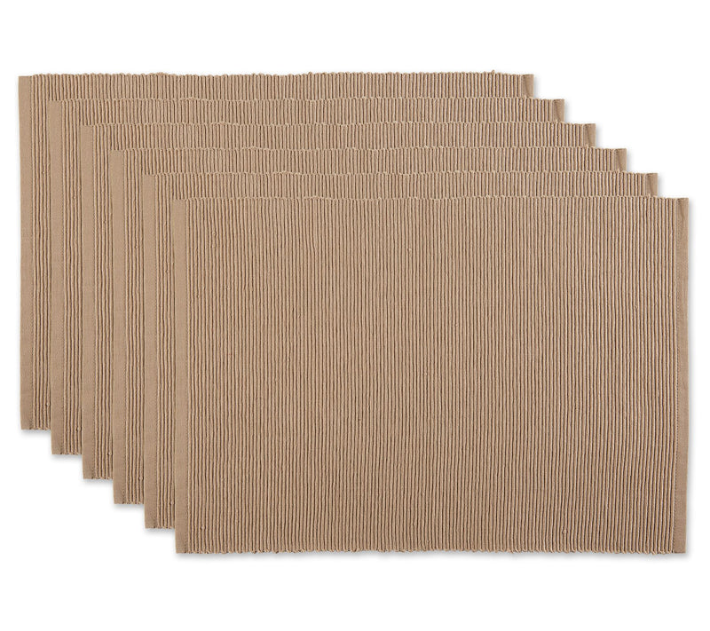 Design Imports Ribbed Placemat Set of 6 — View 19