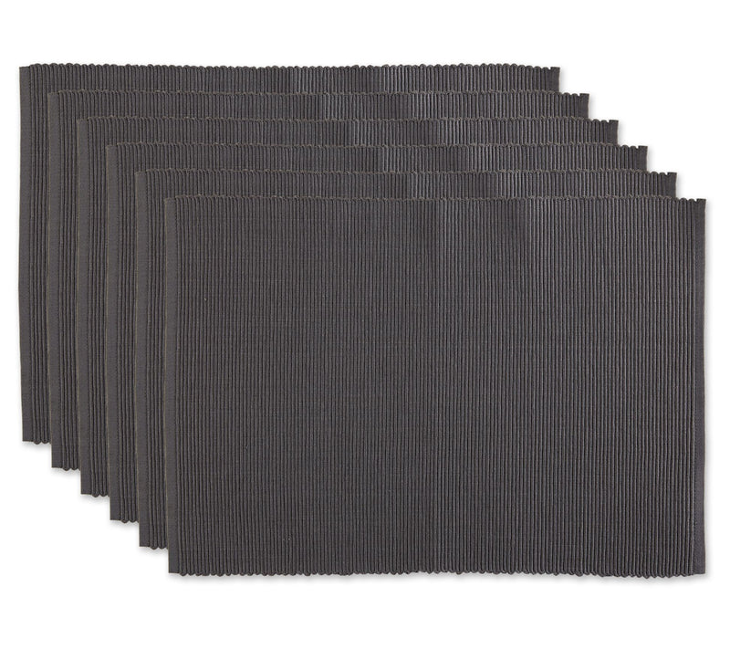 Design Imports Ribbed Placemat Set of 6 — View 23