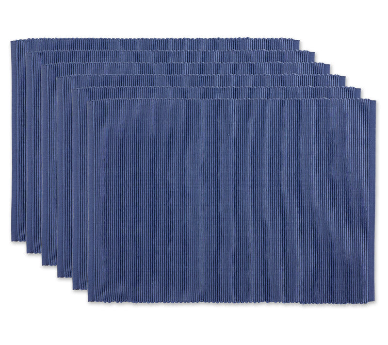 Design Imports Ribbed Placemat Set of 6 — View 21