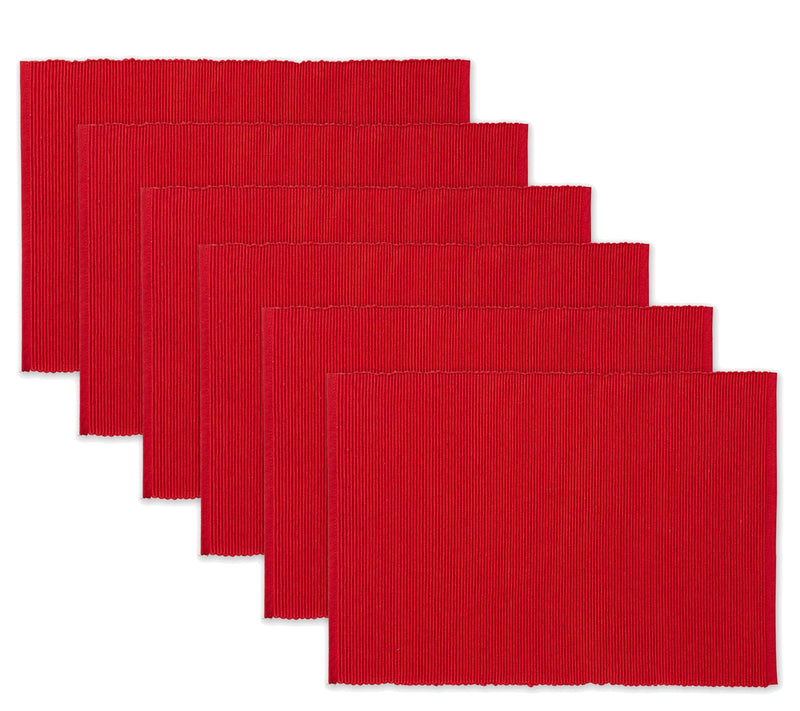 Design Imports Ribbed Placemat Set of 6 — View 5