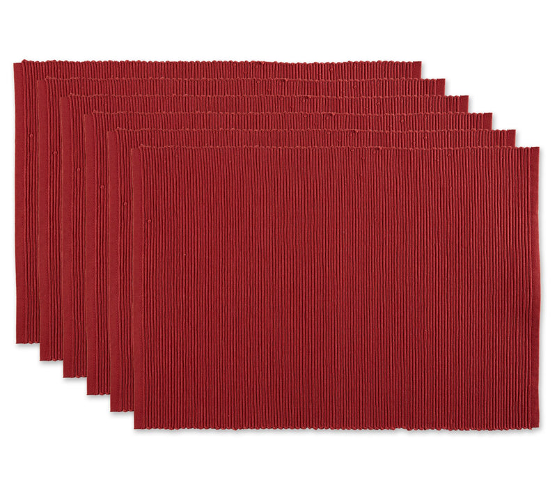 Design Imports Ribbed Placemat Set of 6 — View 25