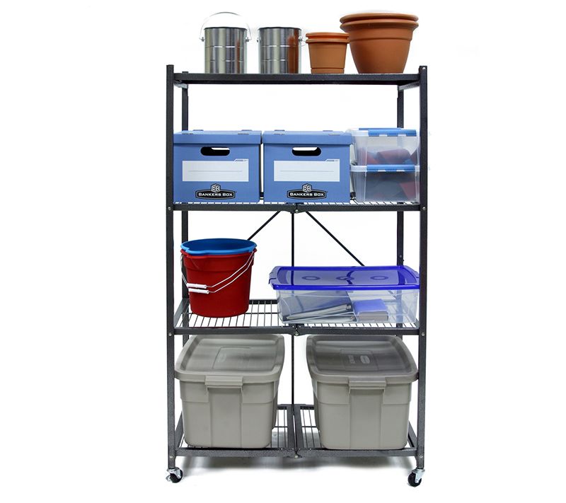 Origami Heavy Duty 4-Tier Collapsible Shelvin gUnit — View 5