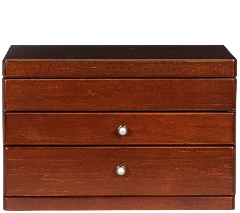 Mele & Co. Brisbane Wooden Jewelry Box in Walnut Finish — View 2