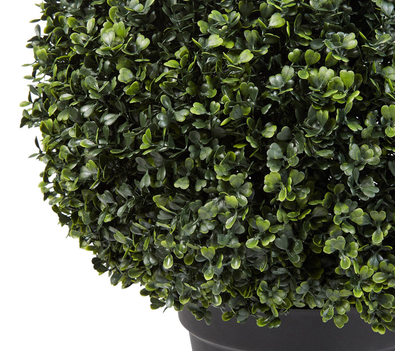 Pure Garden Decorative Potted Faux Boxwood Topiary — View 2