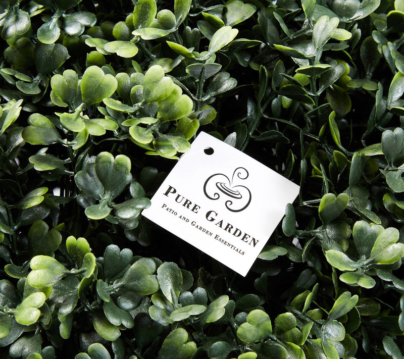 Pure Garden Decorative Potted Faux Boxwood Topiary — View 5