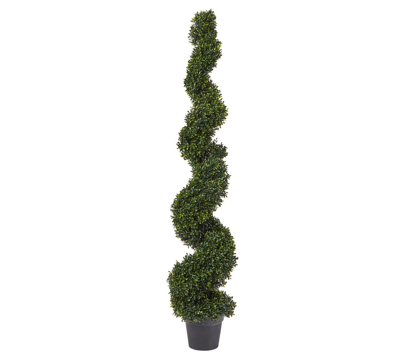 Pure Garden Decorative Spiral Faux Boxwood Topiary — Main view