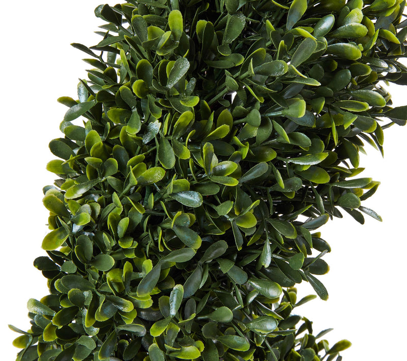 Pure Garden Decorative Spiral Faux Boxwood Topiary — View 2