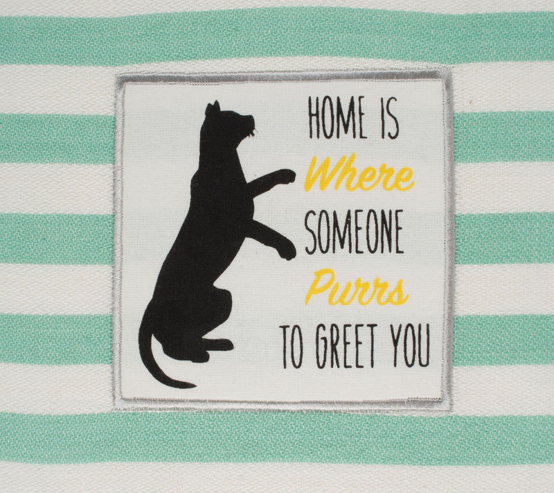 Design Imports Set of 3 Cat's Meow EmbellishedKitchen Towels — View 3