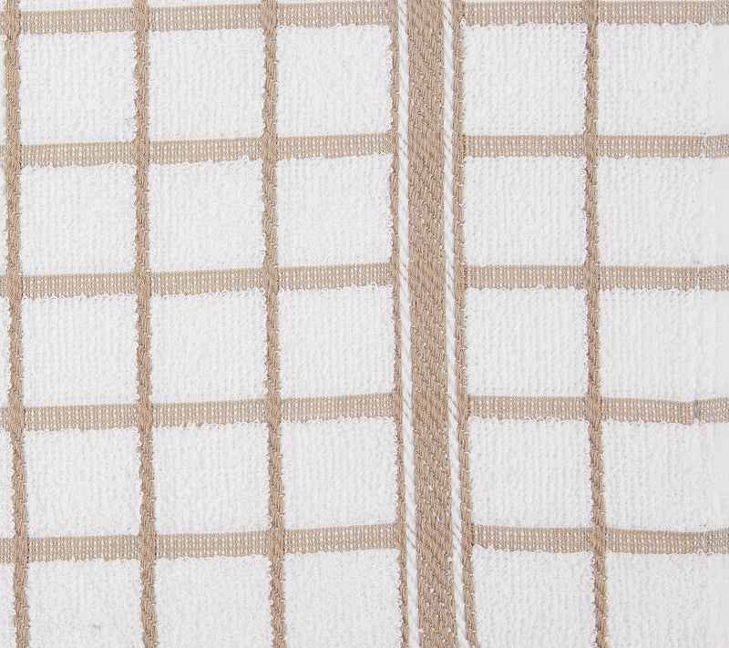 Design Imports Set of 4 Windowpane Terry Kitchen Towels — View 21