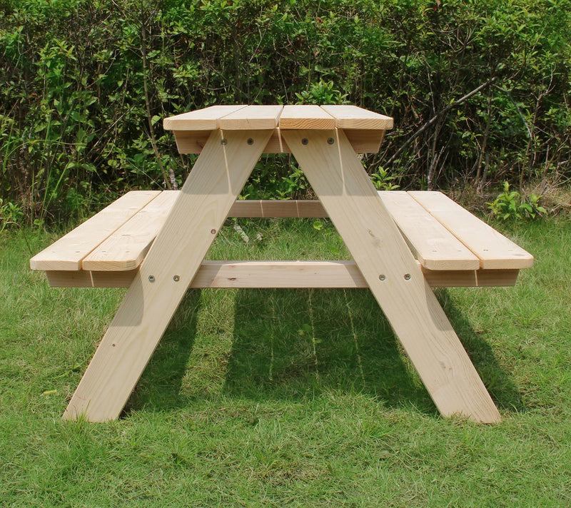 Turtleplay Wooden Kid's Picnic Table — View 6