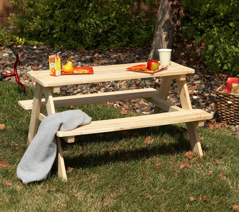 Turtleplay Wooden Kid's Picnic Table — View 4