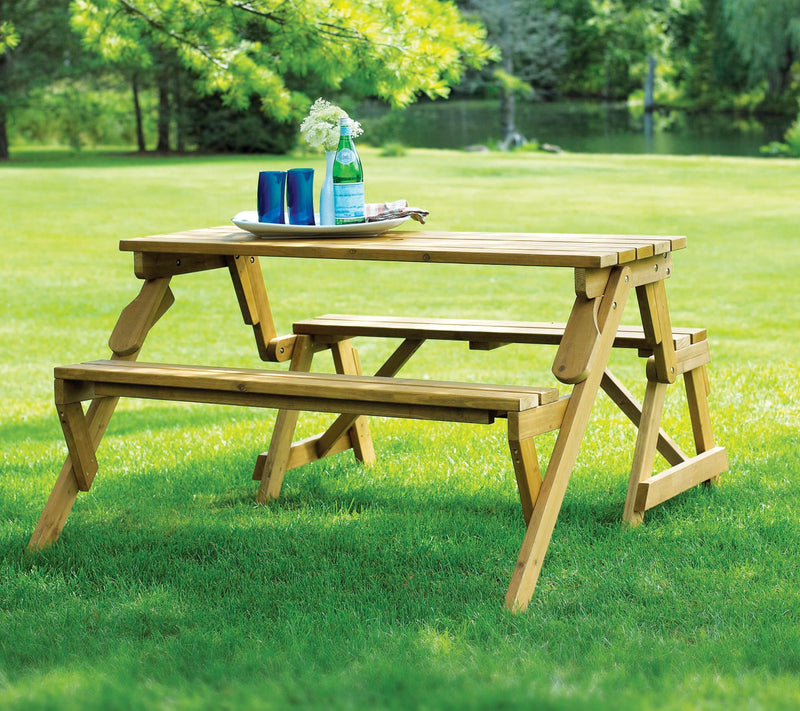 Northbeam Interchangeable Picnic Table & GardenBench — View 6