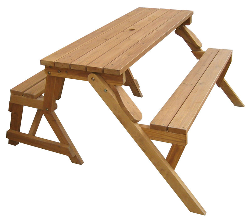 Northbeam Interchangeable Picnic Table & GardenBench — Main view