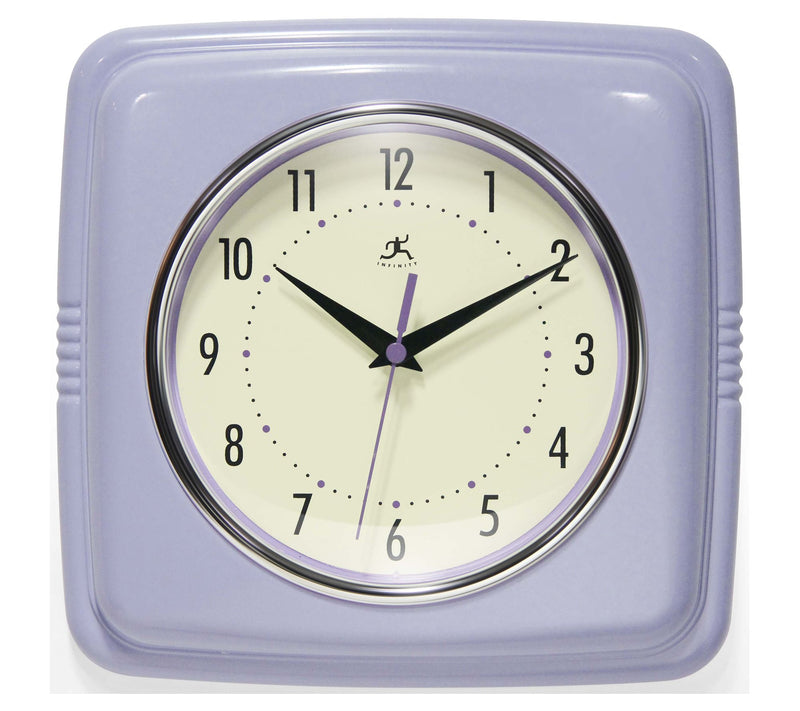 Infinity Instruments 9" Retro Silent Kitchen Clock — View 11