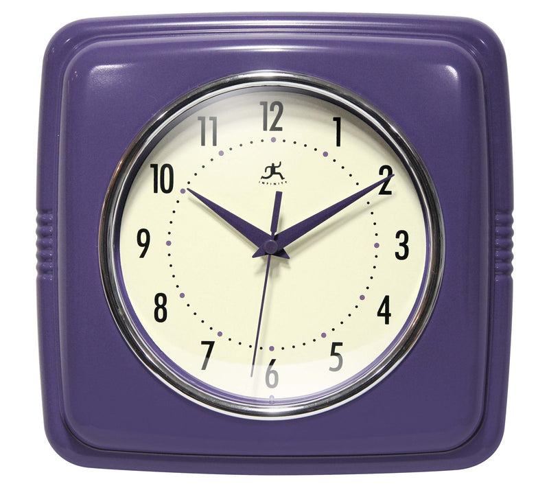 Infinity Instruments 9" Retro Silent Kitchen Clock — View 21