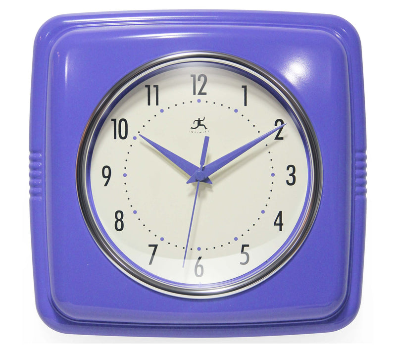Infinity Instruments 9" Retro Silent Kitchen Clock — View 17